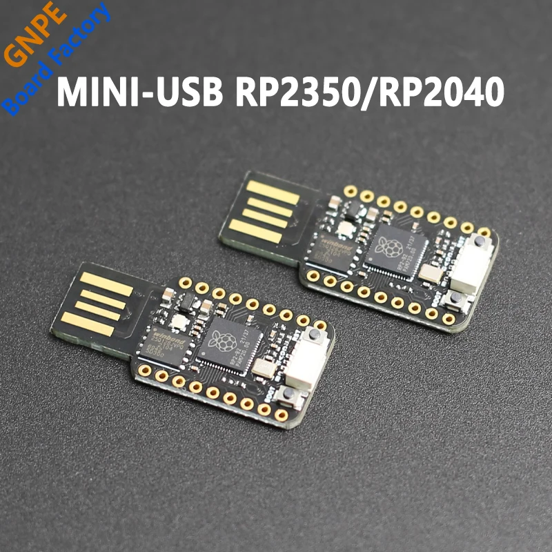 MINI USB RP2350/RP2040 Development Board Module for Raspberry Pi PICO2 dual-core RP2040
MINI USB RP2350/RP2040 Development Board Module for Raspberry Pi PICO2 dual-core RP2040