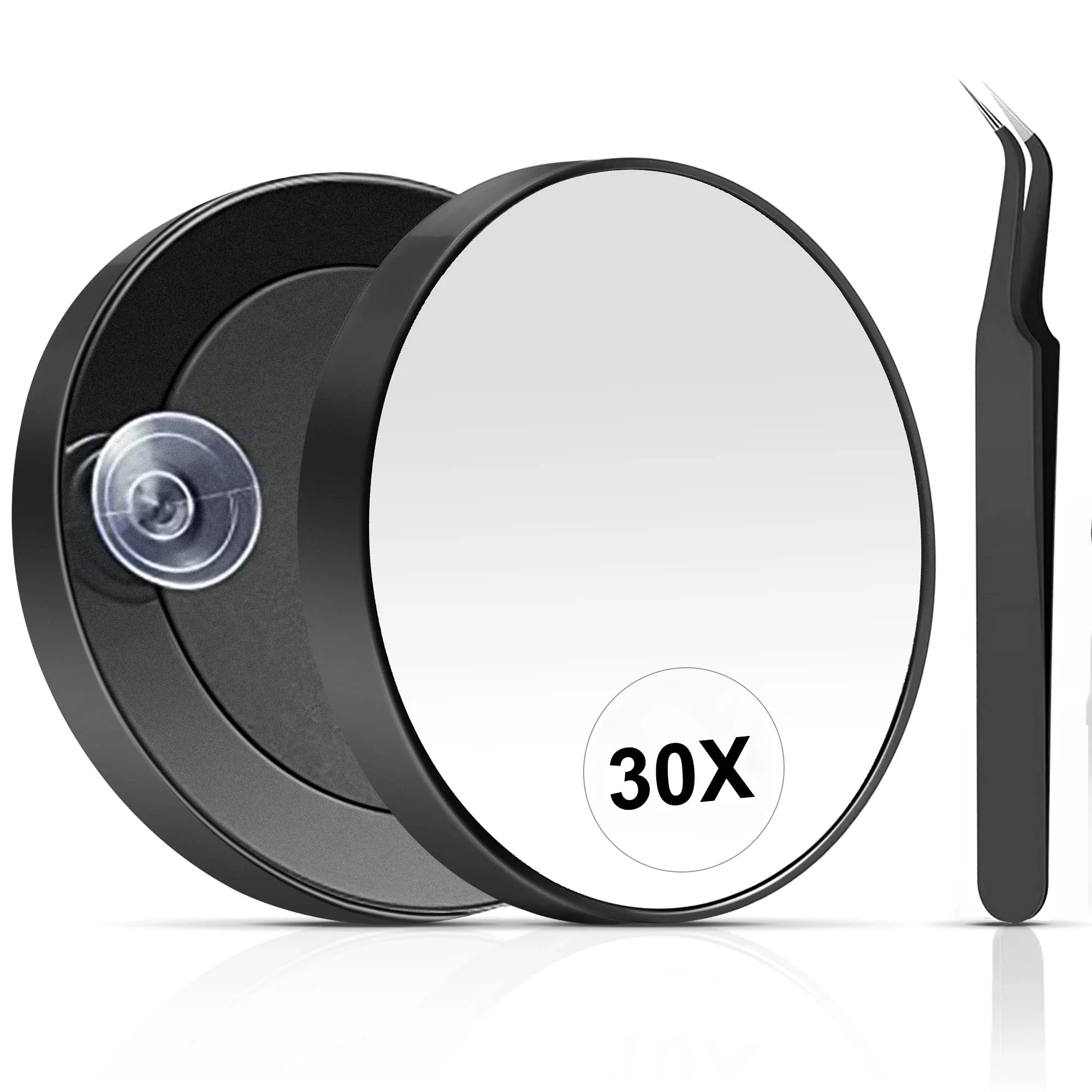 30X Magnifying Mirror with Tweezers( Magnified Makeup Mirror with a Pointed EyebrowClip )for Grooming & Travel Shower mirror
30X Magnifying Mirror with Tweezers( Magnified Makeup Mirror with a Pointed EyebrowClip )for Grooming & Travel Shower mirror