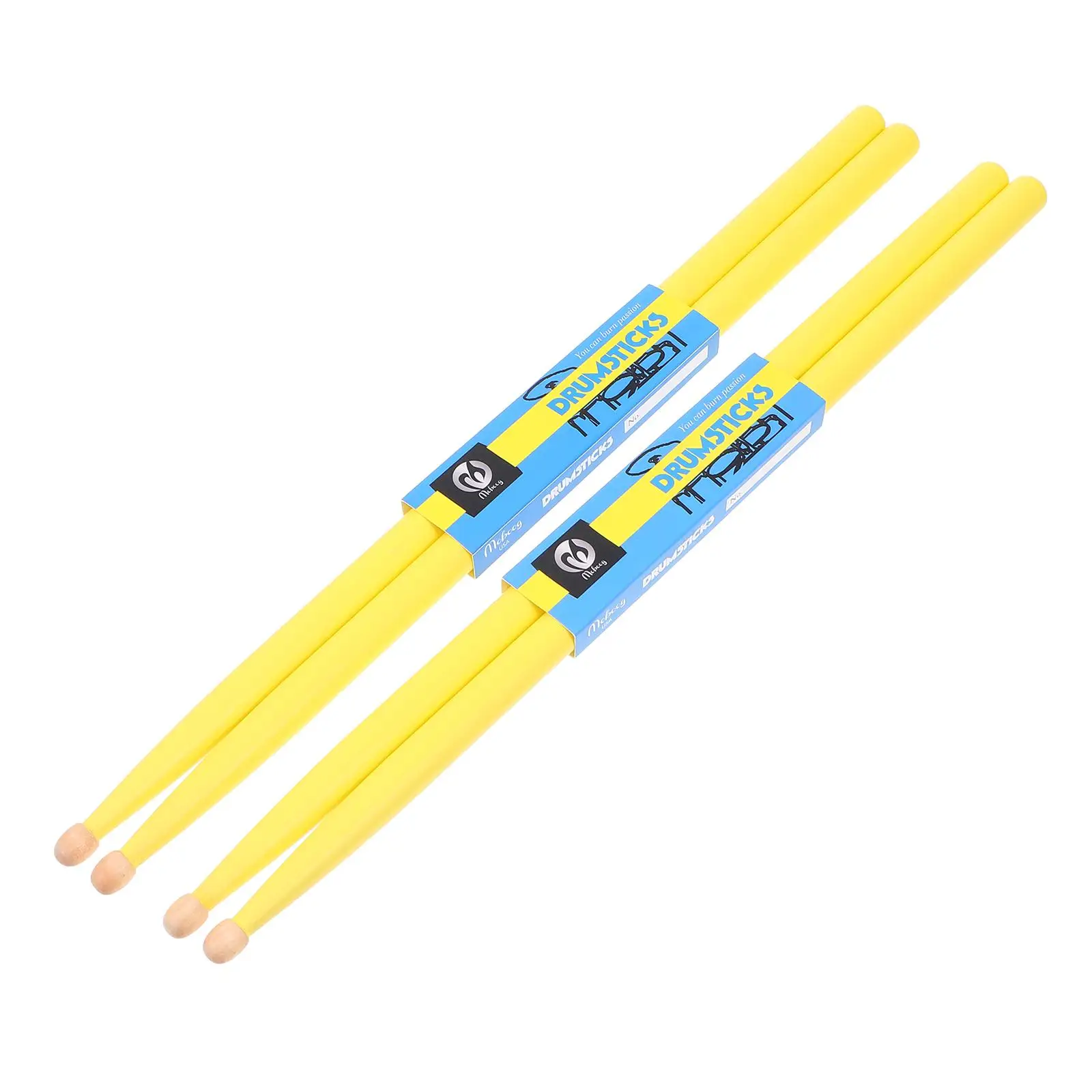 2 Pairs Maple Drumsticks Simple Wood Percussion Instrument Sticks Smooth Surface Comfortable Grip Lightweight
2 Pairs Maple Drumsticks Simple Wood Percussion Instrument Sticks Smooth Surface Comfortable Grip Lightweight