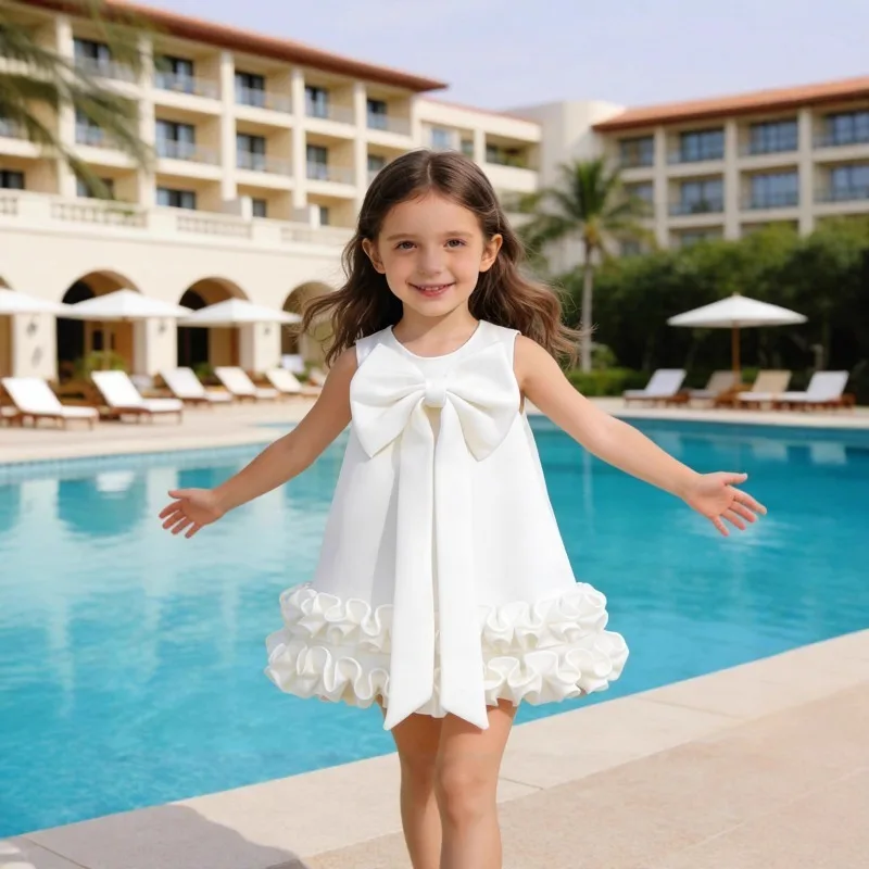 Elegant Heavy Duty 3D Bow Tie Dress for Girls Birthday Banquet Performance
Elegant Heavy Duty 3D Bow Tie Dress for Girls Birthday Banquet Performance