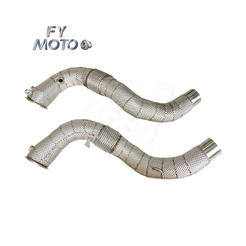 For BMW M850I G14 G15 G16 X5M X5 G05 G30 M550I N63 Downpipe with Heat Shield
For BMW M850I G14 G15 G16 X5M X5 G05 G30 M550I N63 Downpipe with Heat Shield