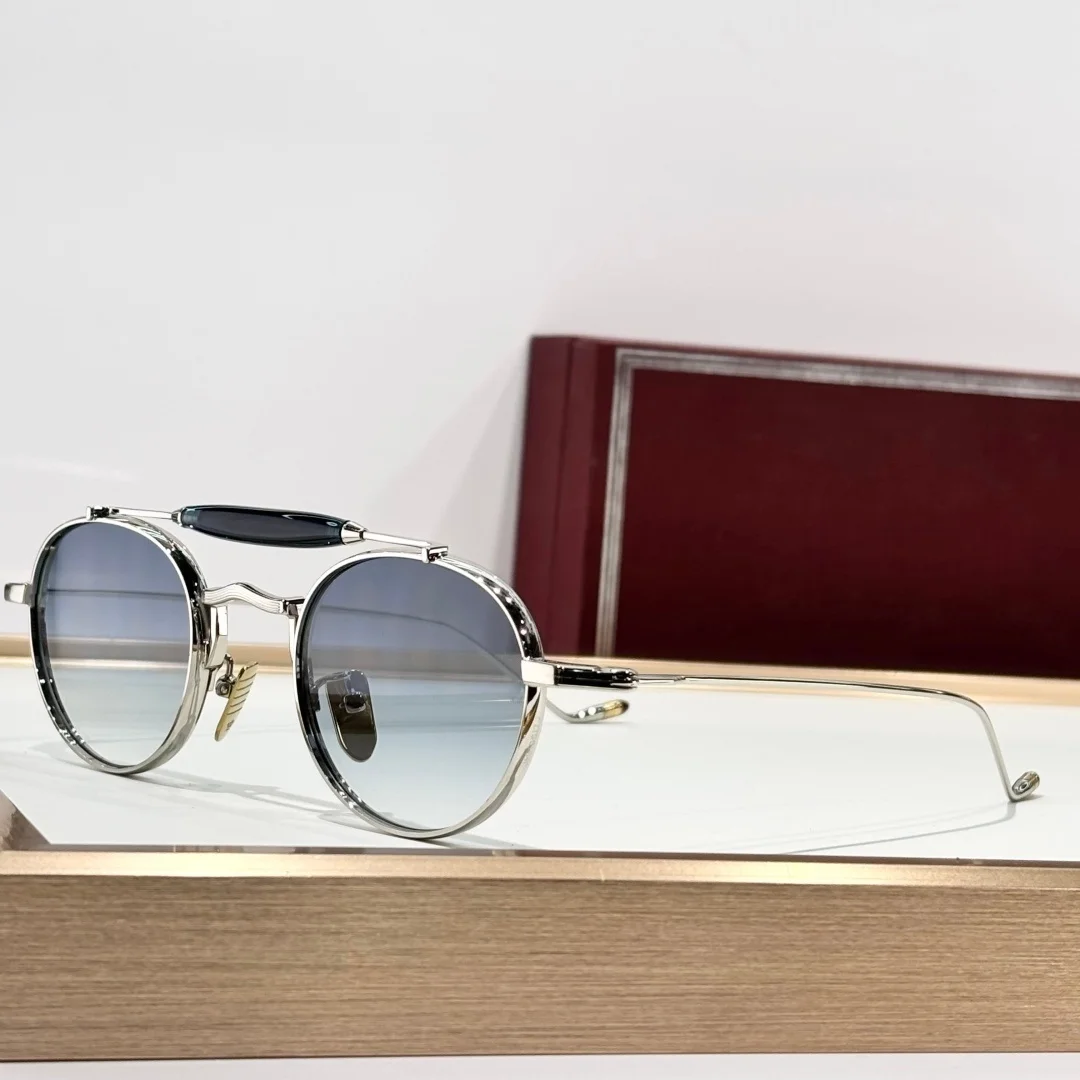 JMM Dasan SIZE 46-23 Top Quality Sunglasses for Men and Women Classic Punk Luxury Acetate Titanium Designer Sunglasses Frames
JMM Dasan SIZE 46-23 Top Quality Sunglasses for Men and Women Classic Punk Luxury Acetate Titanium Designer Sunglasses Frames