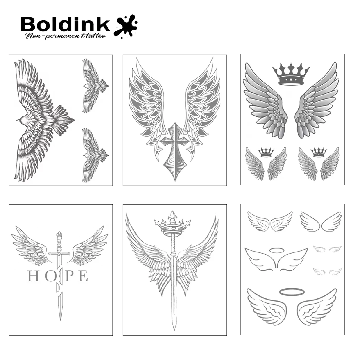 Soaring Eagle Wing Temporary Tattoo,Lasts To 15 Days New Technology Magic Waterproof Semi Permanent Sticker.
Soaring Eagle Wing Temporary Tattoo,Lasts To 15 Days New Technology Magic Waterproof Semi Permanent Sticker.