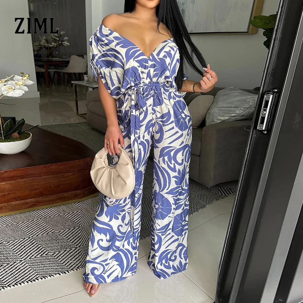 ZIML Hit Color Slimming Chic Temperament Jumpsuits For Women Slash Neck Off The Shoulder Sleeve High Wiast Jumpsuit Female New
ZIML Hit Color Slimming Chic Temperament Jumpsuits For Women Slash Neck Off The Shoulder Sleeve High Wiast Jumpsuit Female New