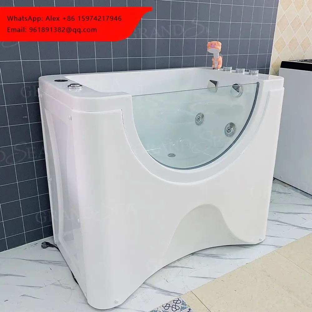 Wholesale Price High Quality Pet Spa Bathtub Suitable For Pet Grooming Salon Large Dog Bathing Tub
Wholesale Price High Quality Pet Spa Bathtub Suitable For Pet Grooming Salon Large Dog Bathing Tub