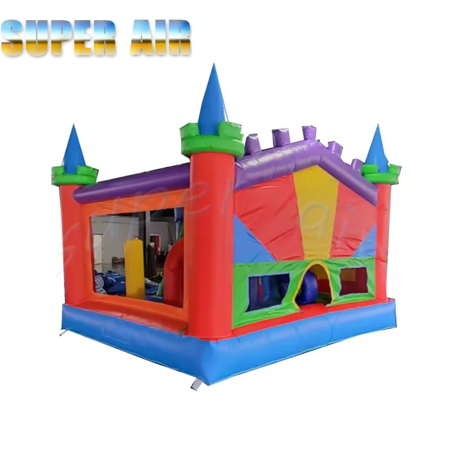 Kids outdoor party inflatable jumping castle beautiful red and blue inflatable bounce house
Kids outdoor party inflatable jumping castle beautiful red and blue inflatable bounce house