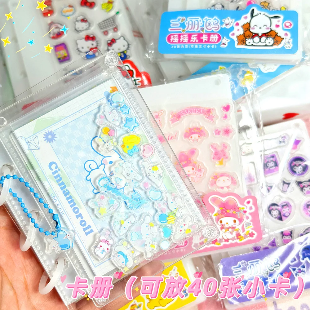 Новый Sanrio Kuromi Hellokitty 3-дюймовая маленькая карточная книга Polaroid фотоальбом-качалка ручной работы Diy креативный акриловый лист 
Новый Sanrio Kuromi Hellokitty 3-дюймовая маленькая карточная книга Polaroid фотоальбом-качалка ручной работы Diy креативный акриловый лист
