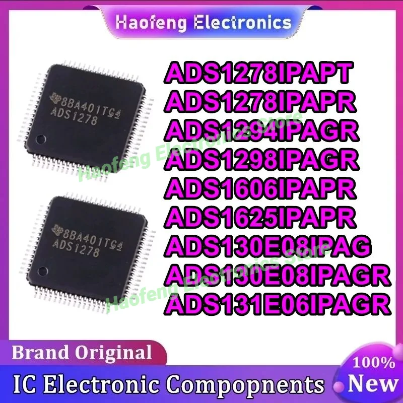ADS1278IPAPT ADS1278IPAPR ADS1294IPAGR ADS1298IPAGR ADS1606IPAPR ADS1625IPAPR ADS130E08IPAG ADS130E08IPAGR ADS131E06IPAGR IC 
ADS1278IPAPT ADS1278IPAPR ADS1294IPAGR ADS1298IPAGR ADS1606IPAPR ADS1625IPAPR ADS130E08IPAG ADS130E08IPAGR ADS131E06IPAGR IC