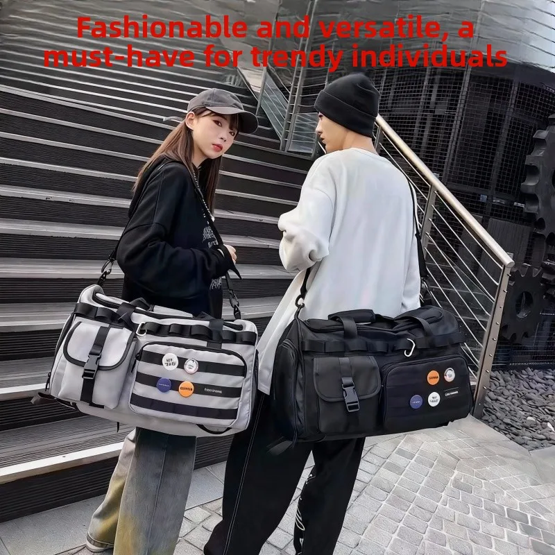 Большая вместительная спортивная сумка для путешествий, ручная/наплечная сумка для коротких поездок, многофункциональная сумка для спортивных тренировок
Большая вместительная спортивная сумка для путешествий, ручная/наплечная сумка для коротких поездок, многофункциональная сумка для спортивных тренировок