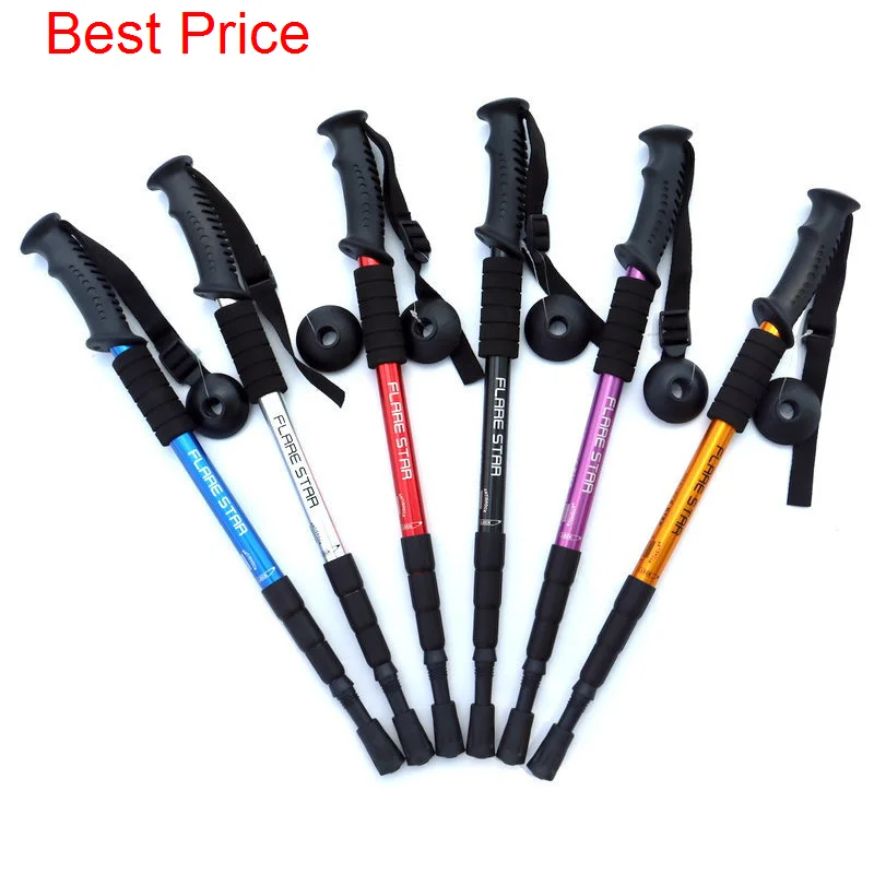 20Pcs Aluminum Alloy Shock-absorbing Straight Handle 4 Section Mountaineering Stick Crutch Outdoor Walking Stick Tourism
20Pcs Aluminum Alloy Shock-absorbing Straight Handle 4 Section Mountaineering Stick Crutch Outdoor Walking Stick Tourism
