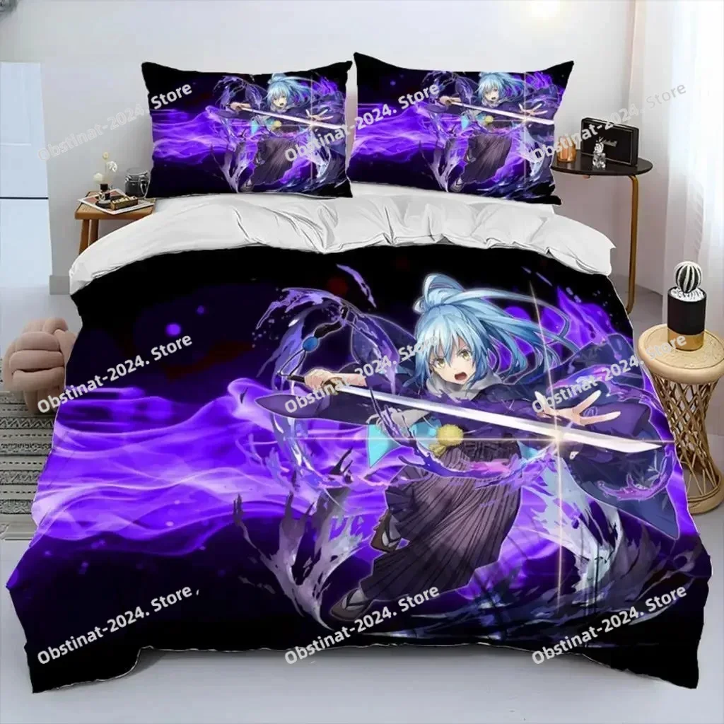 I Got Reincarnated As A Slime Anime Bedding Set Printed single Comforter Quilt Duvet Cover Pillow Case 3 Pieces Kids Adult Size
I Got Reincarnated As A Slime Anime Bedding Set Printed single Comforter Quilt Duvet Cover Pillow Case 3 Pieces Kids Adult Size
