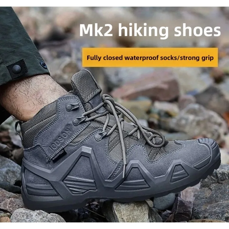 Genuine 2th Outdoor Hiking Shoes, Built-in Waterproof Socks Professional Non-Slip Waterproof Hiking Gear
Genuine 2th Outdoor Hiking Shoes, Built-in Waterproof Socks Professional Non-Slip Waterproof Hiking Gear