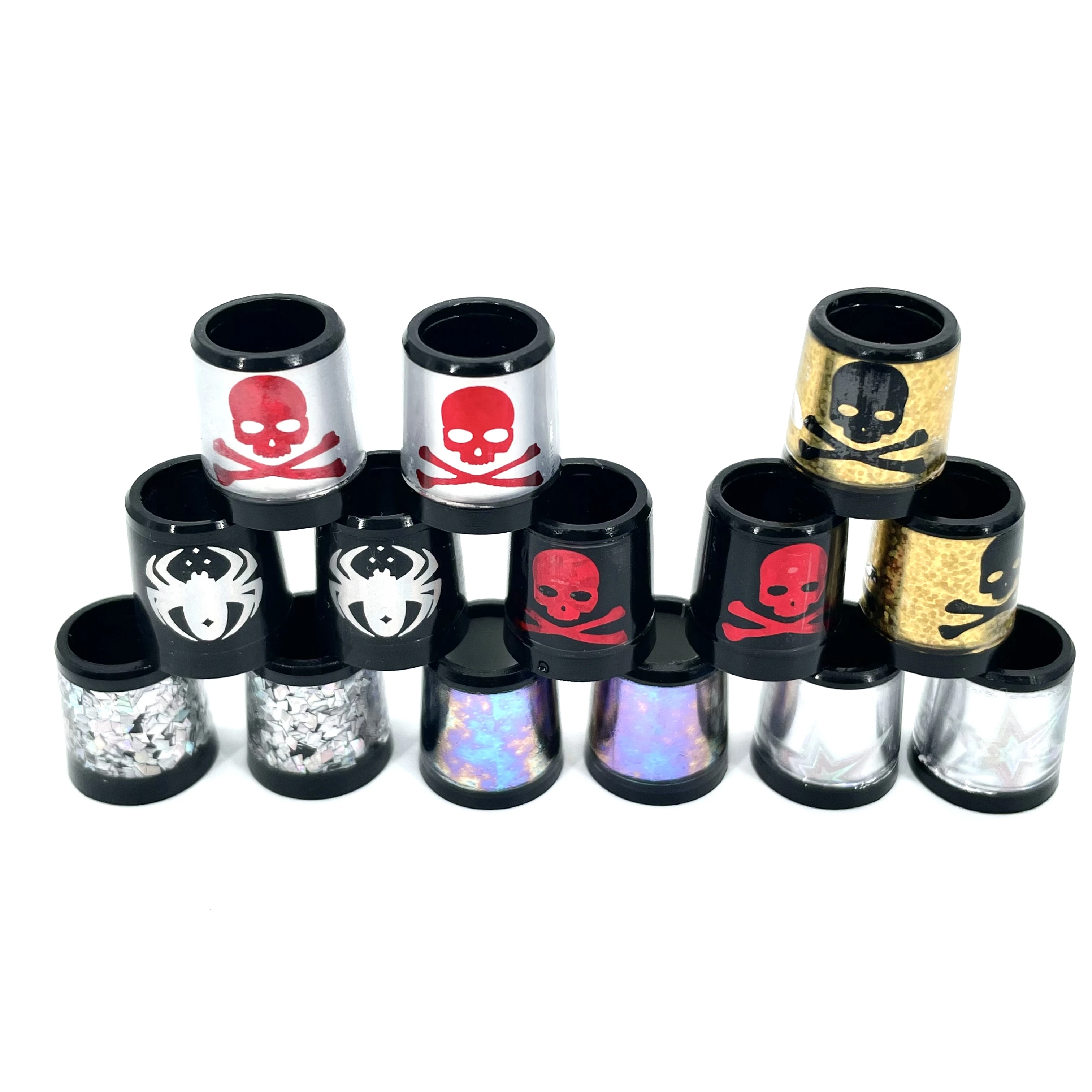 10pcs Plastic Golf Colored Skull Ferrules Fit Iron Shaft spec : inner * higher* outer size 9.3 *15*13.7mm
10pcs Plastic Golf Colored Skull Ferrules Fit Iron Shaft spec : inner * higher* outer size 9.3 *15*13.7mm