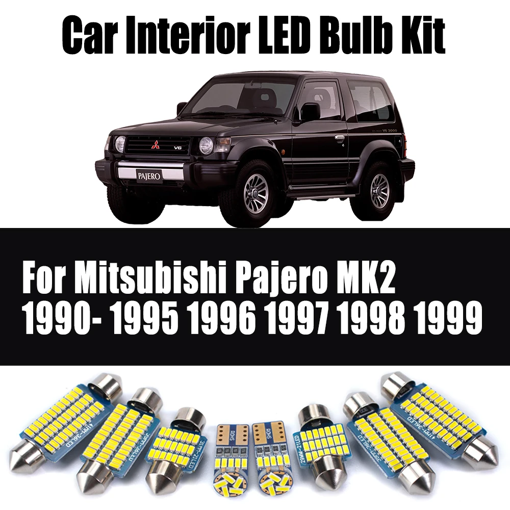 13Pcs Canbus LED Interior Reading Light Car Trunk Door Bulbs Kit For Mitsubishi Pajero MK2 1990- 1994 1995 1996 1997 1998 1999
13Pcs Canbus LED Interior Reading Light Car Trunk Door Bulbs Kit For Mitsubishi Pajero MK2 1990- 1994 1995 1996 1997 1998 1999