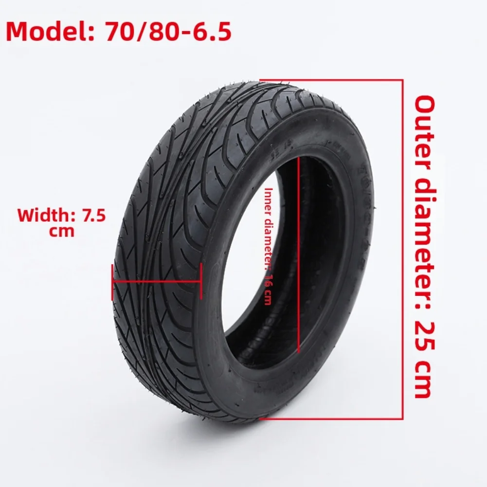 Tubeless Tire 70/80 - 6.5 Designed for Electric Skateboard Wheels Electric Balance Scooter Outer Tire with Thickened Rubber Wall
Tubeless Tire 70/80 - 6.5 Designed for Electric Skateboard Wheels Electric Balance Scooter Outer Tire with Thickened Rubber Wall