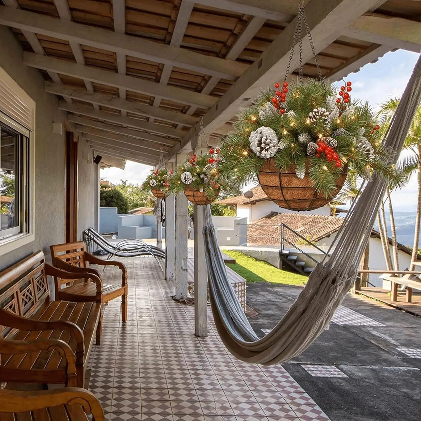 Christmas Front Porch Decor With Lights Home Decor Christmas Basket With Pine Cones Berries For Home Decor Party Holiday Indoor
Christmas Front Porch Decor With Lights Home Decor Christmas Basket With Pine Cones Berries For Home Decor Party Holiday Indoor