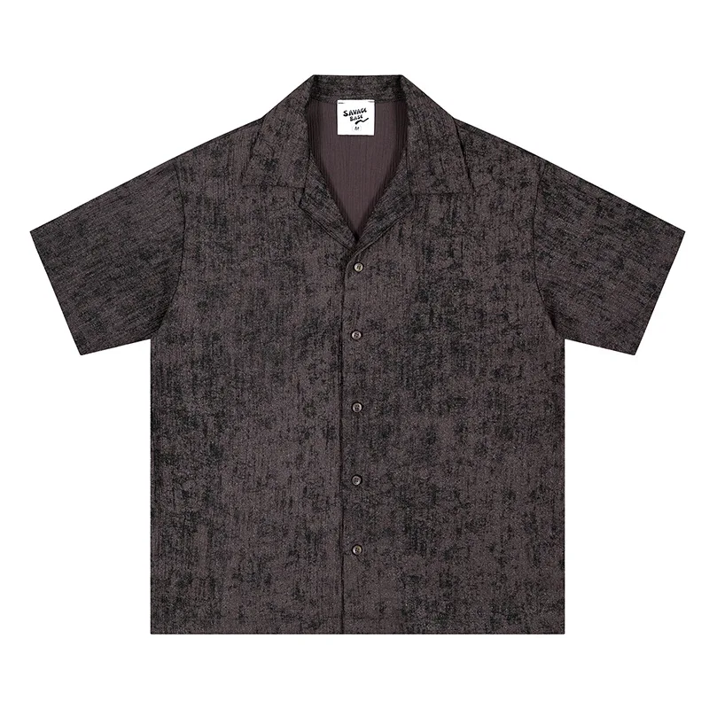 Summer Youth Casual Short-sleeved Shirt Men's Summer 2026 New Hip-hop Splashing Ink To Do Old Stains, Washing Water Wrinkles
Summer Youth Casual Short-sleeved Shirt Men's Summer 2026 New Hip-hop Splashing Ink To Do Old Stains, Washing Water Wrinkles
