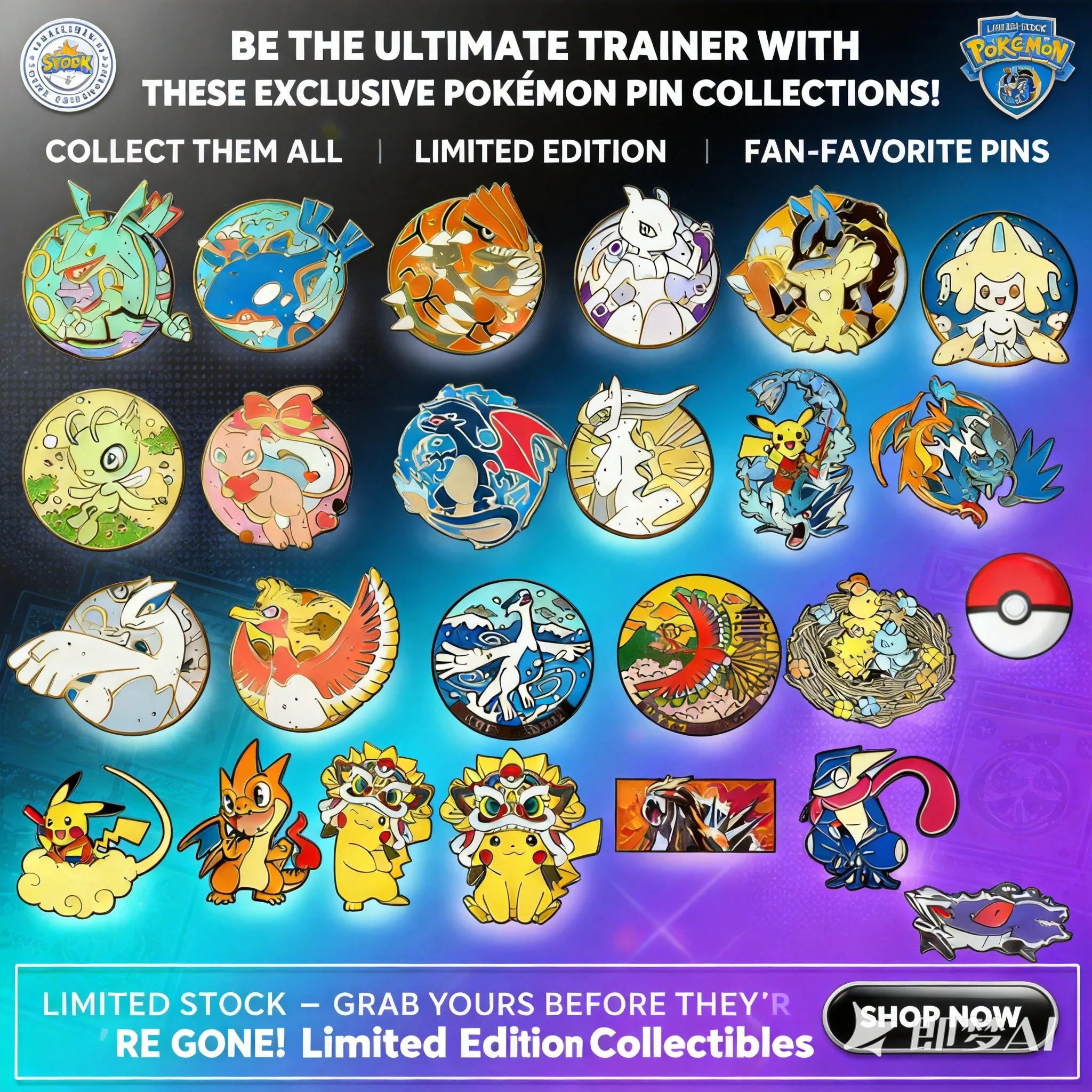 Cute Kawaii Pokemon Anime Pin Badge Brooch Cartoon Lapel Pins for Backpack Clothes Schoolbags Jewelry Gift for Friends
Cute Kawaii Pokemon Anime Pin Badge Brooch Cartoon Lapel Pins for Backpack Clothes Schoolbags Jewelry Gift for Friends