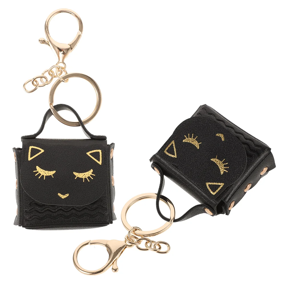 2pcs Mini Keychain Bag Adorable Cat Design Small Purse Portable Wallet Cute Cartoon Cats Girls Women Travel Shopping PU
2pcs Mini Keychain Bag Adorable Cat Design Small Purse Portable Wallet Cute Cartoon Cats Girls Women Travel Shopping PU