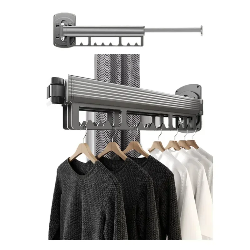 Practical Space Aluminum Retractable Folding Drying Rack Balcony Laundry Drying Rod Storage Tool Rack
Practical Space Aluminum Retractable Folding Drying Rack Balcony Laundry Drying Rod Storage Tool Rack