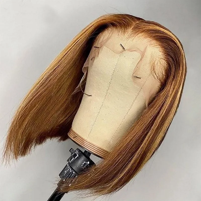Straight 6x4 Short Bob Glueless Wigs Human Hair Pre Plucked Pre Cut 200% Density Blonde Highlight Wigs Lace Front Wig Human Hair
Straight 6x4 Short Bob Glueless Wigs Human Hair Pre Plucked Pre Cut 200% Density Blonde Highlight Wigs Lace Front Wig Human Hair