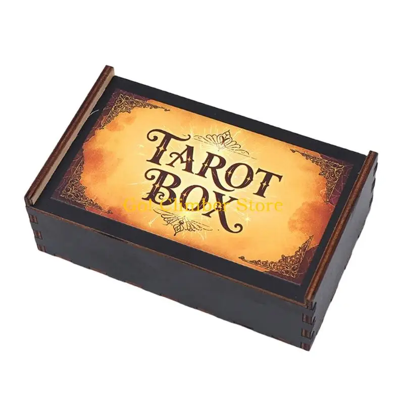Q84C Handwork Slide Top Wooden Box Tarots Card Case With Secure Slide for Storing and Protecting Tarots Card
Q84C Handwork Slide Top Wooden Box Tarots Card Case With Secure Slide for Storing and Protecting Tarots Card