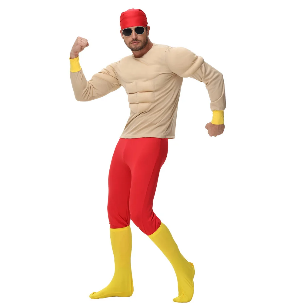 Halloween Cosplay Fake Pecs Abs Funny Handsome Little Boy Muscle Top Set Adult Performance Uniform 
Halloween Cosplay Fake Pecs Abs Funny Handsome Little Boy Muscle Top Set Adult Performance Uniform