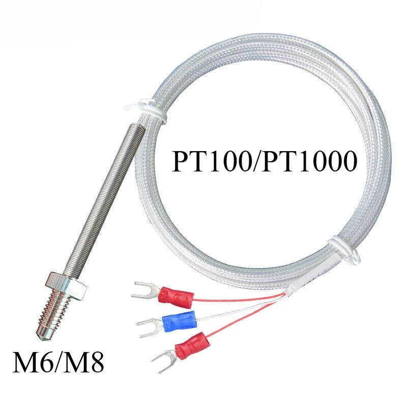 3-Wire PT100/PT1000 Screw M6 Thread Thermal Resistance Temperature Sensor -
3-Wire PT100/PT1000 Screw M6 Thread Thermal Resistance Temperature Sensor -