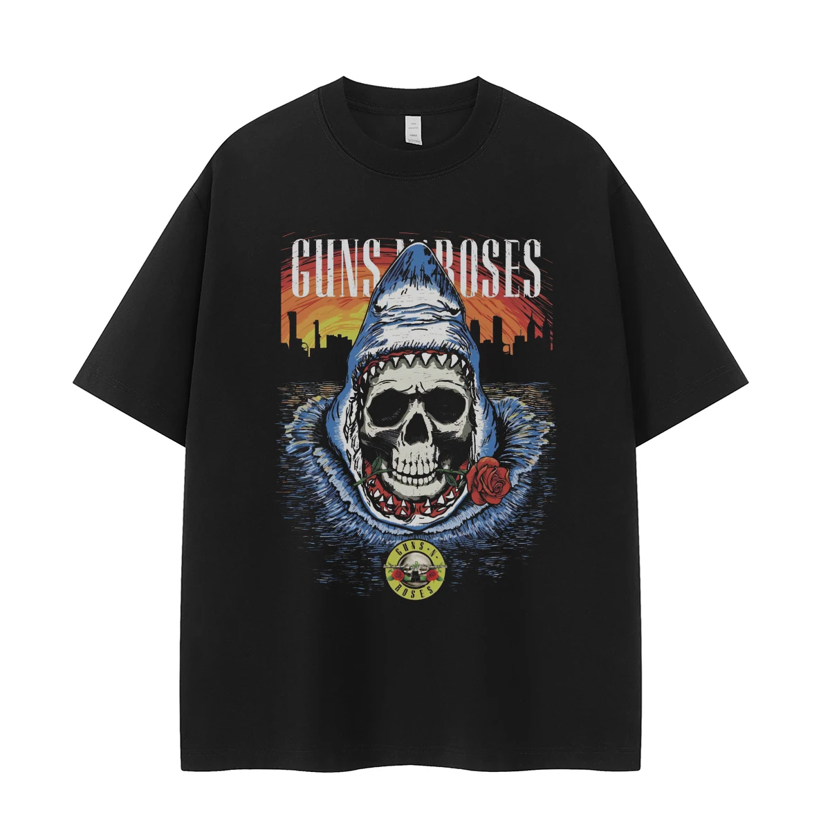 Guns N Roses Guns Band Vintage American Street Loose Cotton Rock Short Sleeve MenT-Shirt Women Cotton Round-neck Top
Guns N Roses Guns Band Vintage American Street Loose Cotton Rock Short Sleeve MenT-Shirt Women Cotton Round-neck Top