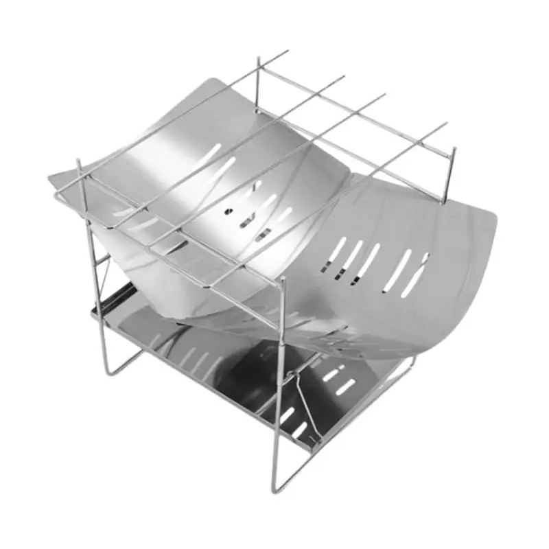 Wood Burning Stove Camp Portable Wood Stove Stainless Steel Lightweight Survival Gear BBQ Grill For Hiking Fishing Parties
Wood Burning Stove Camp Portable Wood Stove Stainless Steel Lightweight Survival Gear BBQ Grill For Hiking Fishing Parties