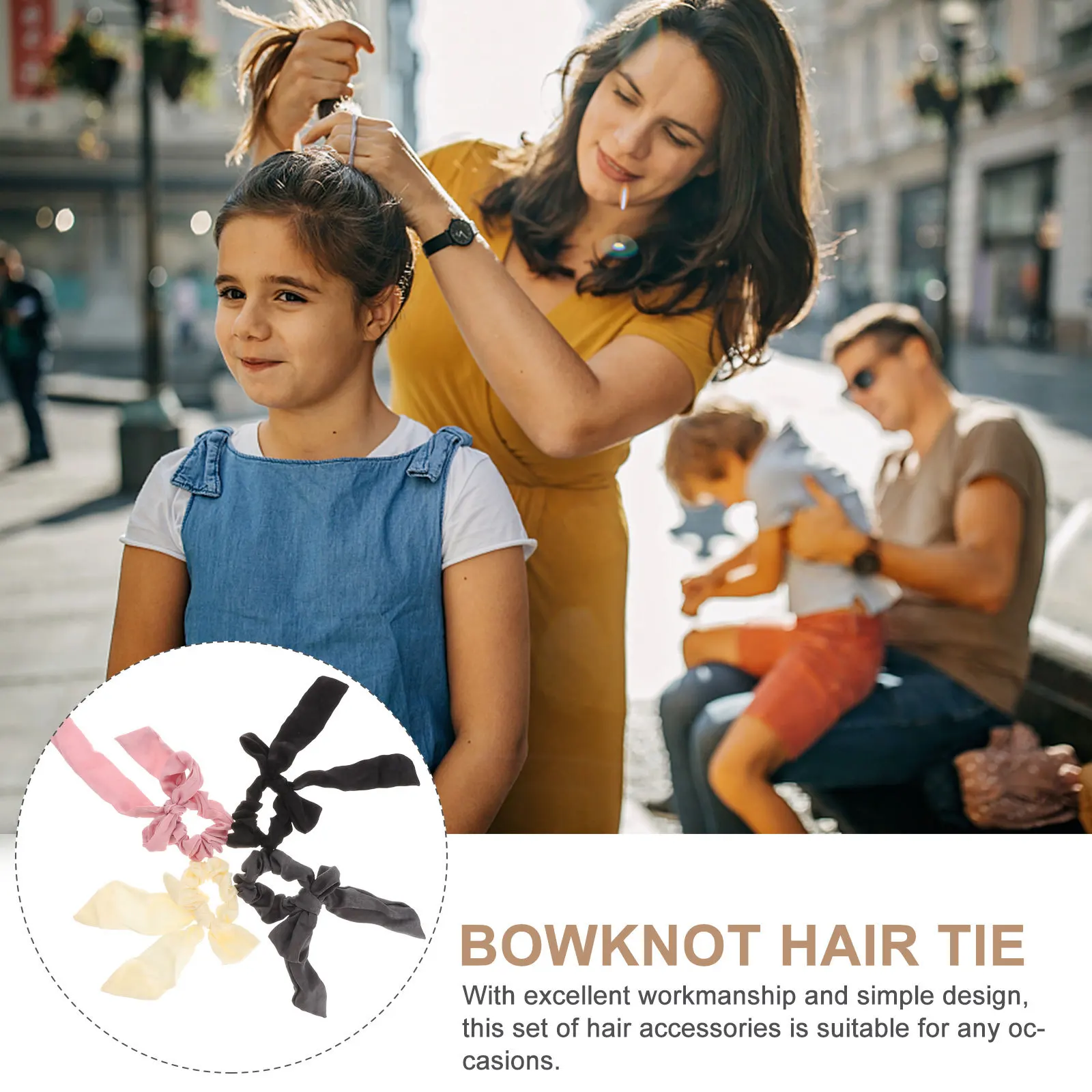 4 pcs Butterfly Knot Hair Ties Satin Elastic Ribbon Holders For Women Soft Cloth Hair Accessories Gift Bowknot Ponytail
4 pcs Butterfly Knot Hair Ties Satin Elastic Ribbon Holders For Women Soft Cloth Hair Accessories Gift Bowknot Ponytail