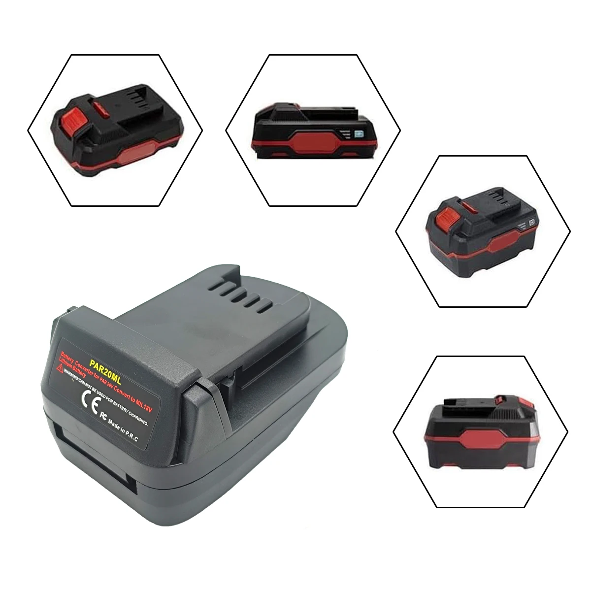 For Parkside 20V Li-ion Batteries Converts To for Milwaukee 18V Cordless Battery Power Tools PAR20ML Battery Adapter Converter
For Parkside 20V Li-ion Batteries Converts To for Milwaukee 18V Cordless Battery Power Tools PAR20ML Battery Adapter Converter
