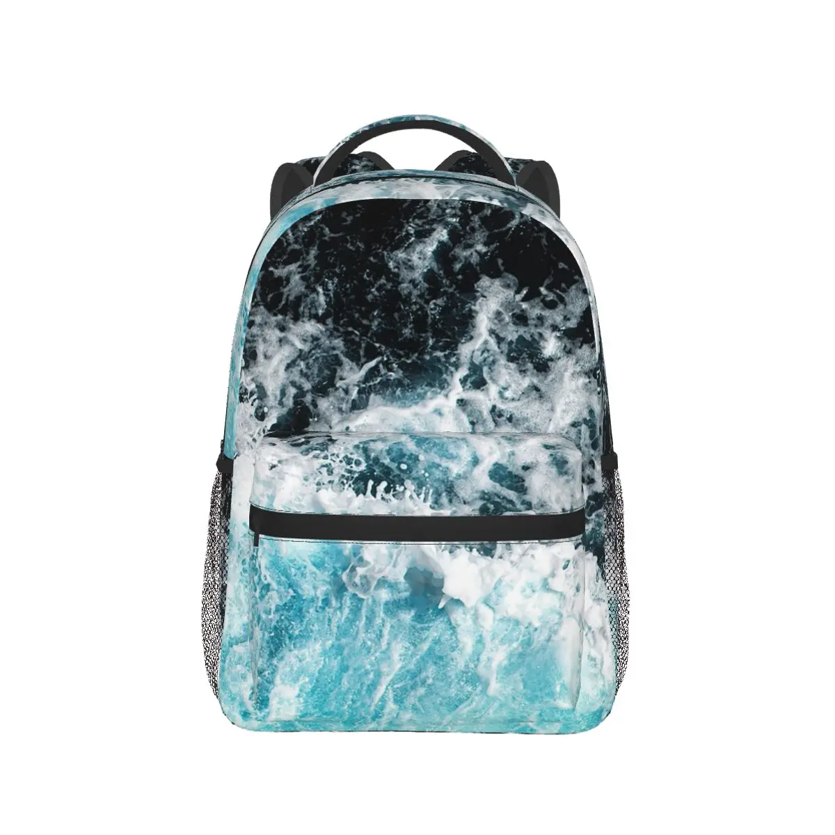Light Blue Sea Wave Backpack Hot Sale Daypack Large Capacity Kids BookBag School Bag Shoulder Bags for Men Women
Light Blue Sea Wave Backpack Hot Sale Daypack Large Capacity Kids BookBag School Bag Shoulder Bags for Men Women