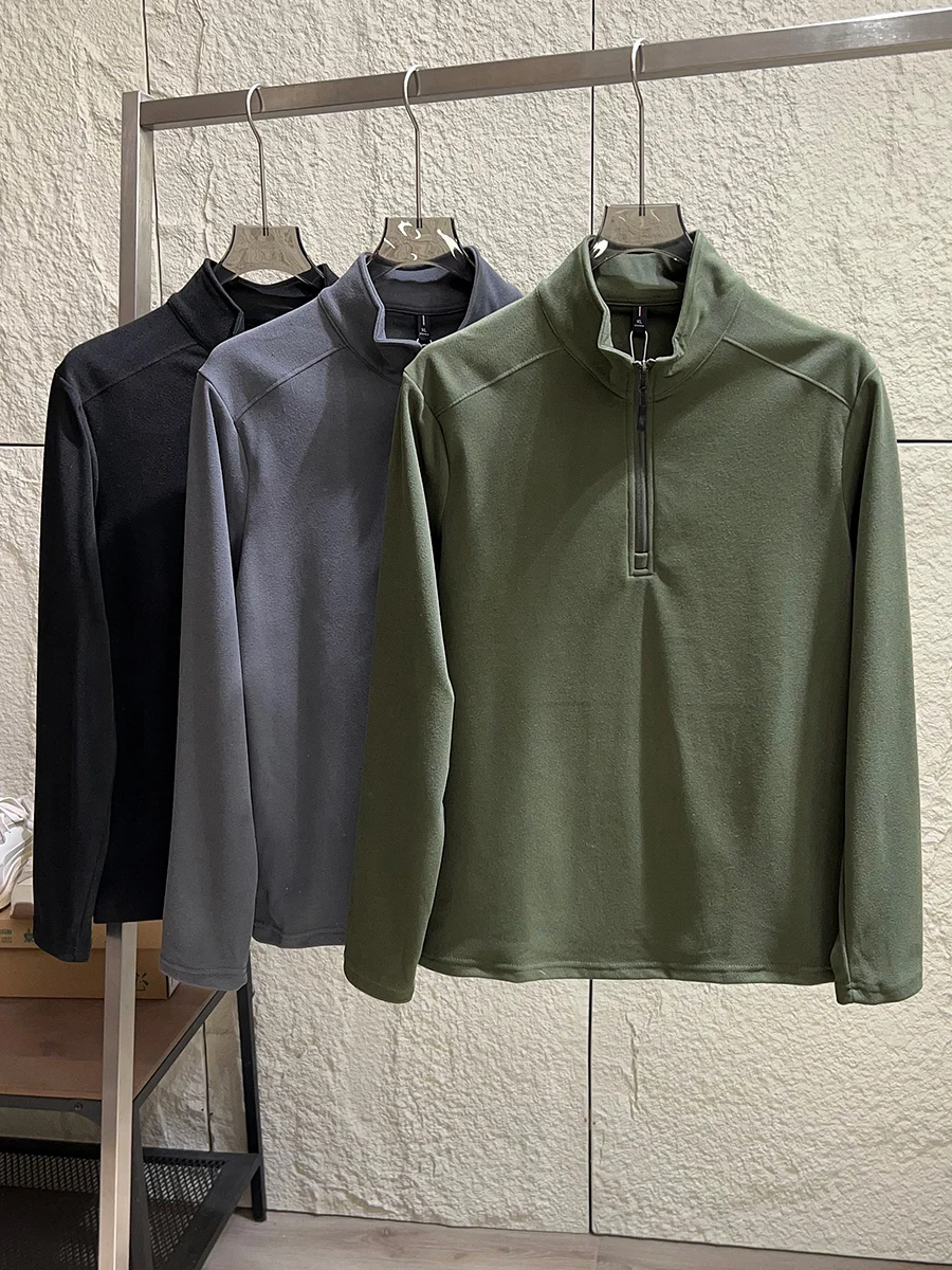 Unisex Outdoor Half Zipper Fleece Sweatshirt Double Sided Velvet Breathable Quick Dry High Elasticity Hoodie for Men And Women
Unisex Outdoor Half Zipper Fleece Sweatshirt Double Sided Velvet Breathable Quick Dry High Elasticity Hoodie for Men And Women