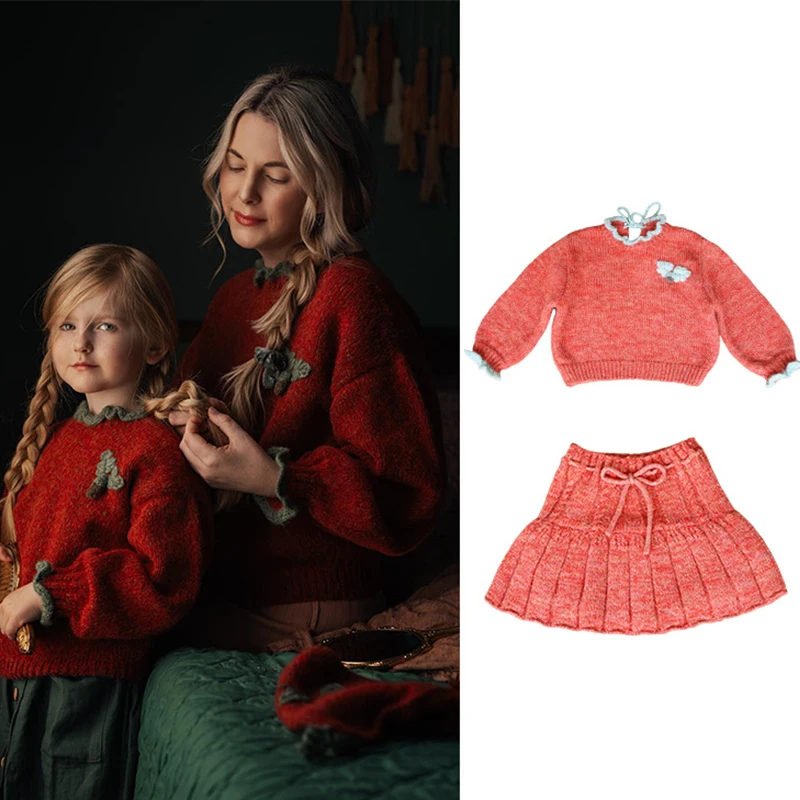 2025 New Autumn Winter Children Solid Color Sweater Set Girl Girl's Solid Color Knitted Half Skirt Baby Girl's Warm Top Set
2025 New Autumn Winter Children Solid Color Sweater Set Girl Girl's Solid Color Knitted Half Skirt Baby Girl's Warm Top Set