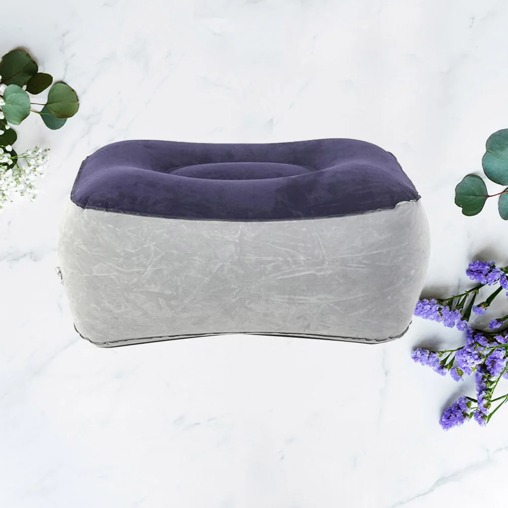 Inflatable Plant Flocking PVC Footrest Pillow Gray Blue Comfortable Travel Leg Rest Cushion for Flight Train Office Car Use
Inflatable Plant Flocking PVC Footrest Pillow Gray Blue Comfortable Travel Leg Rest Cushion for Flight Train Office Car Use