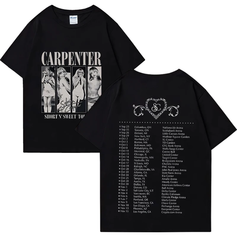 Sab Rina Music Tour print T-shirt 2024 High Quality Shirt Men women Pure harajuku Oversized t-shirt classic Casual Hot sale Tee
Sab Rina Music Tour print T-shirt 2024 High Quality Shirt Men women Pure harajuku Oversized t-shirt classic Casual Hot sale Tee