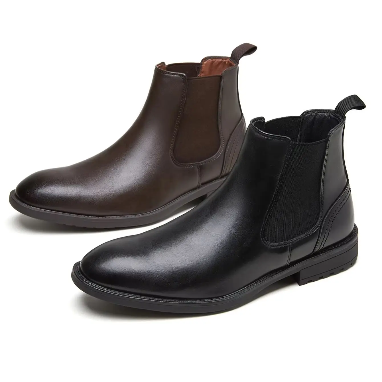 Men All Season PU Pointed Toe High Top Chelsea Boots Thick Sole Height Increase Slip-On Shoes For Commute Office Party
Men All Season PU Pointed Toe High Top Chelsea Boots Thick Sole Height Increase Slip-On Shoes For Commute Office Party