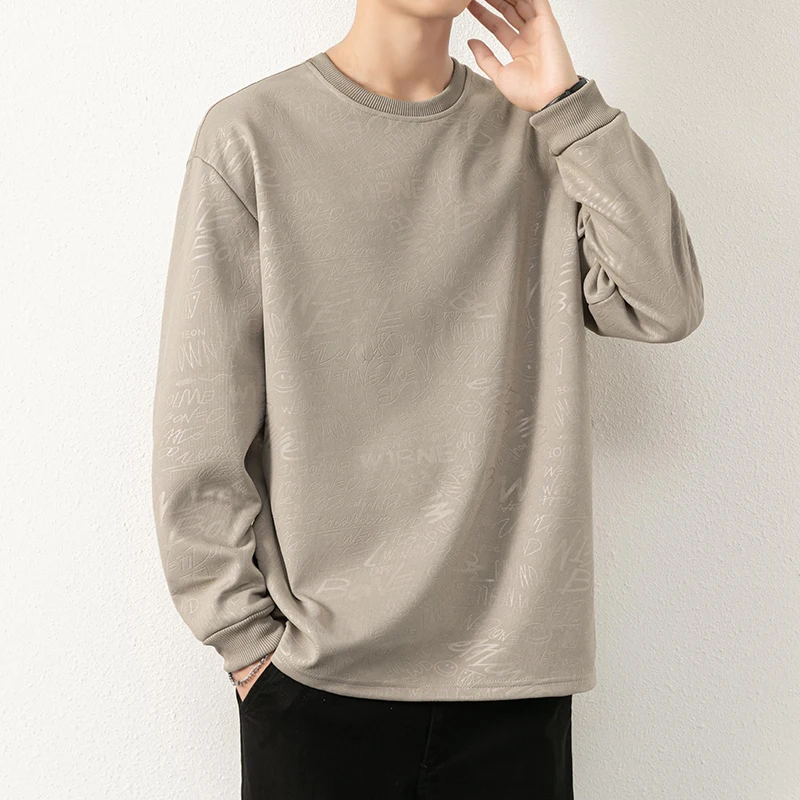 Mens Vintage Sweatshirts Fashionable Simple Round Neck Top New Printed Harajuku Long Sleeved Solid Color Men'S Clothing
Mens Vintage Sweatshirts Fashionable Simple Round Neck Top New Printed Harajuku Long Sleeved Solid Color Men'S Clothing