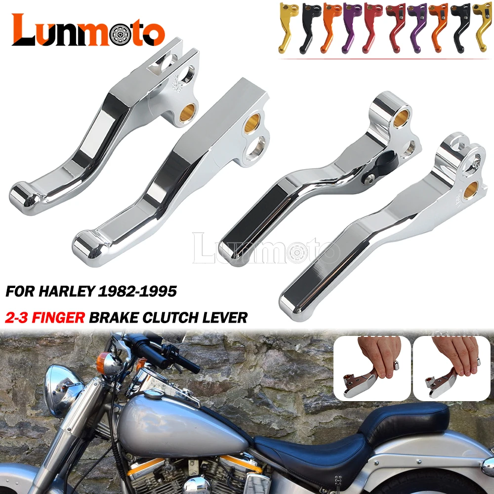 For Harley Softail Touring Dyna 1982-1995 2-3 Fingers Brake Clutch Levers Fits Low Rider Super Glide Sportster Deluxe Standard
For Harley Softail Touring Dyna 1982-1995 2-3 Fingers Brake Clutch Levers Fits Low Rider Super Glide Sportster Deluxe Standard