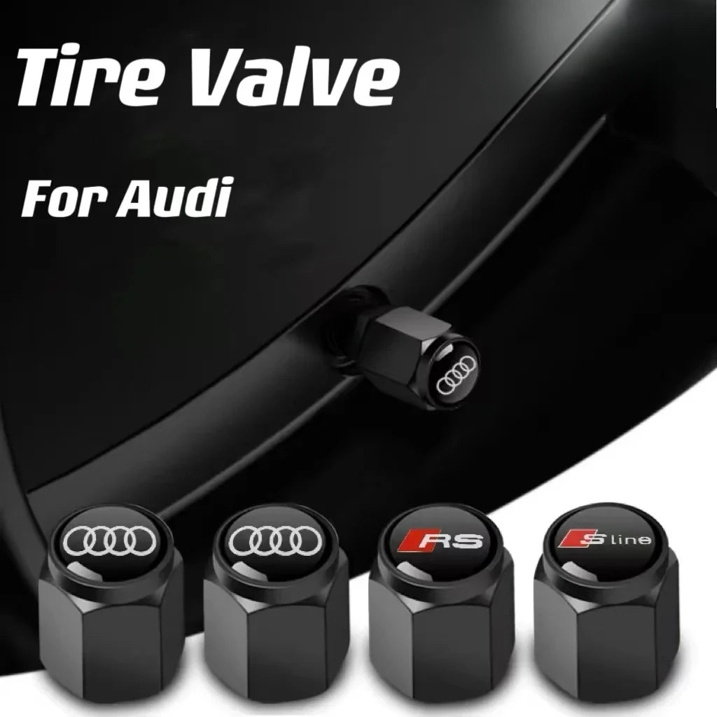 4Pcs 3D aluminum alloy valve cap tire valve core cover for Audi four-ring badge Sline RS decorative accessories.
4Pcs 3D aluminum alloy valve cap tire valve core cover for Audi four-ring badge Sline RS decorative accessories.