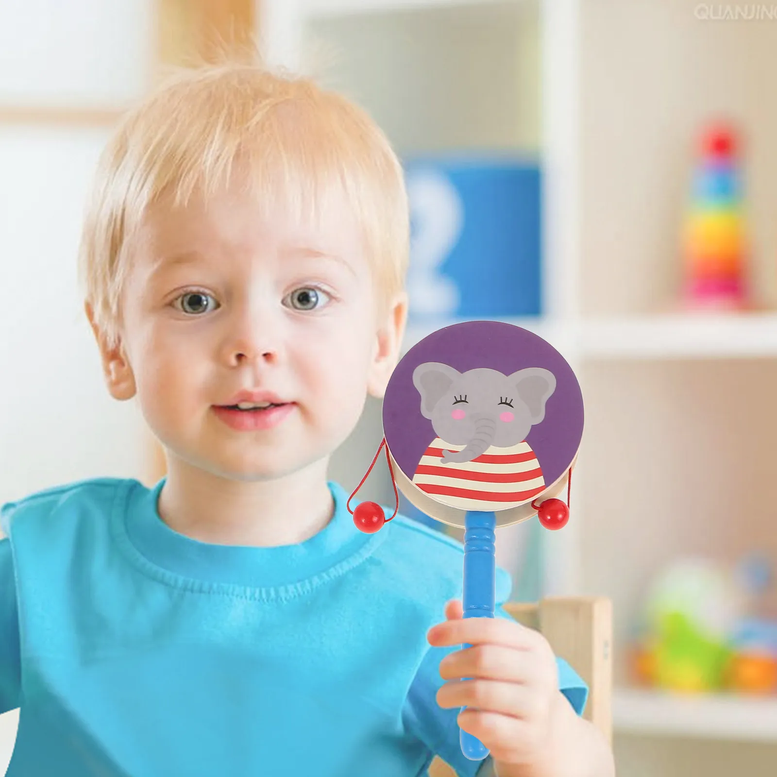 3Pcs Wood Wave Drum Hand Shaking Creative Baby Infant Educational Rattle Enhance Finger Flexibility Brain Growth
3Pcs Wood Wave Drum Hand Shaking Creative Baby Infant Educational Rattle Enhance Finger Flexibility Brain Growth