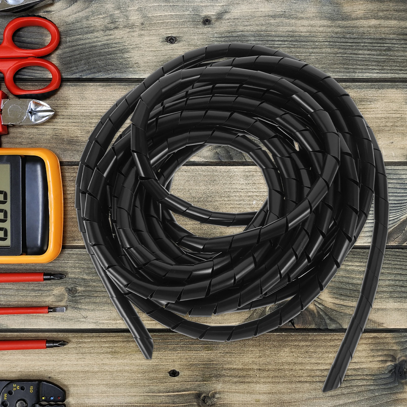 11M PE Black Sleeve Polyethylene Spiral Cable Wrap Hose Wire Management Sleeve Cable ganizer Cord Protector Tube
11M PE Black Sleeve Polyethylene Spiral Cable Wrap Hose Wire Management Sleeve Cable ganizer Cord Protector Tube