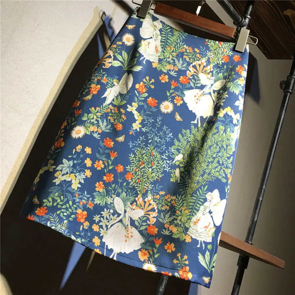 2024 Women's Spring Summer Fashion Printed High Waist Skirt Female Slim Package Hip Skirts Ladies Floral A-line Skirts B483
2024 Women's Spring Summer Fashion Printed High Waist Skirt Female Slim Package Hip Skirts Ladies Floral A-line Skirts B483