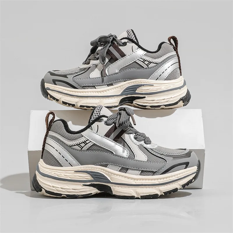 2025 NEW Breathable Casual Boys and Girls Running Shoes for Children Mesh Sole Spring Autumn New Style Sports Shoes
2025 NEW Breathable Casual Boys and Girls Running Shoes for Children Mesh Sole Spring Autumn New Style Sports Shoes