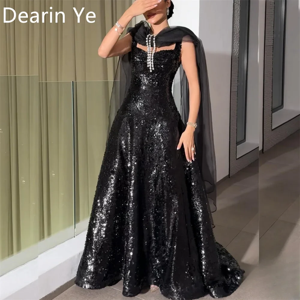 Customized Evening Dress Dearin Shoulder Girdle A-line Floor Length Skirts Stole Tulle Bespoke Occasion Dresses Formal Saudi Ara
Customized Evening Dress Dearin Shoulder Girdle A-line Floor Length Skirts Stole Tulle Bespoke Occasion Dresses Formal Saudi Ara