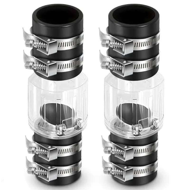 Sump Pump Check Valve 1.5Inch,2Pcs Silent Sump Pump Check Valve With Spring Loaded Flapper For Backflow Prevention
Sump Pump Check Valve 1.5Inch,2Pcs Silent Sump Pump Check Valve With Spring Loaded Flapper For Backflow Prevention
