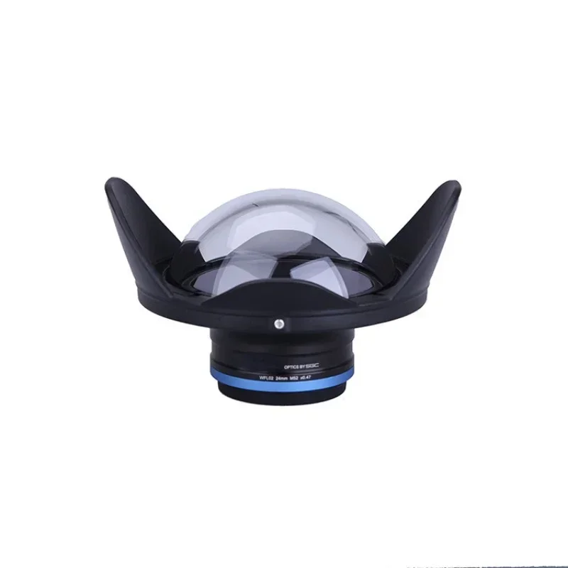Hot sales fisheye wide angle lens M52 24mm thread for TG6 camera Housing case Underwater Photography
Hot sales fisheye wide angle lens M52 24mm thread for TG6 camera Housing case Underwater Photography