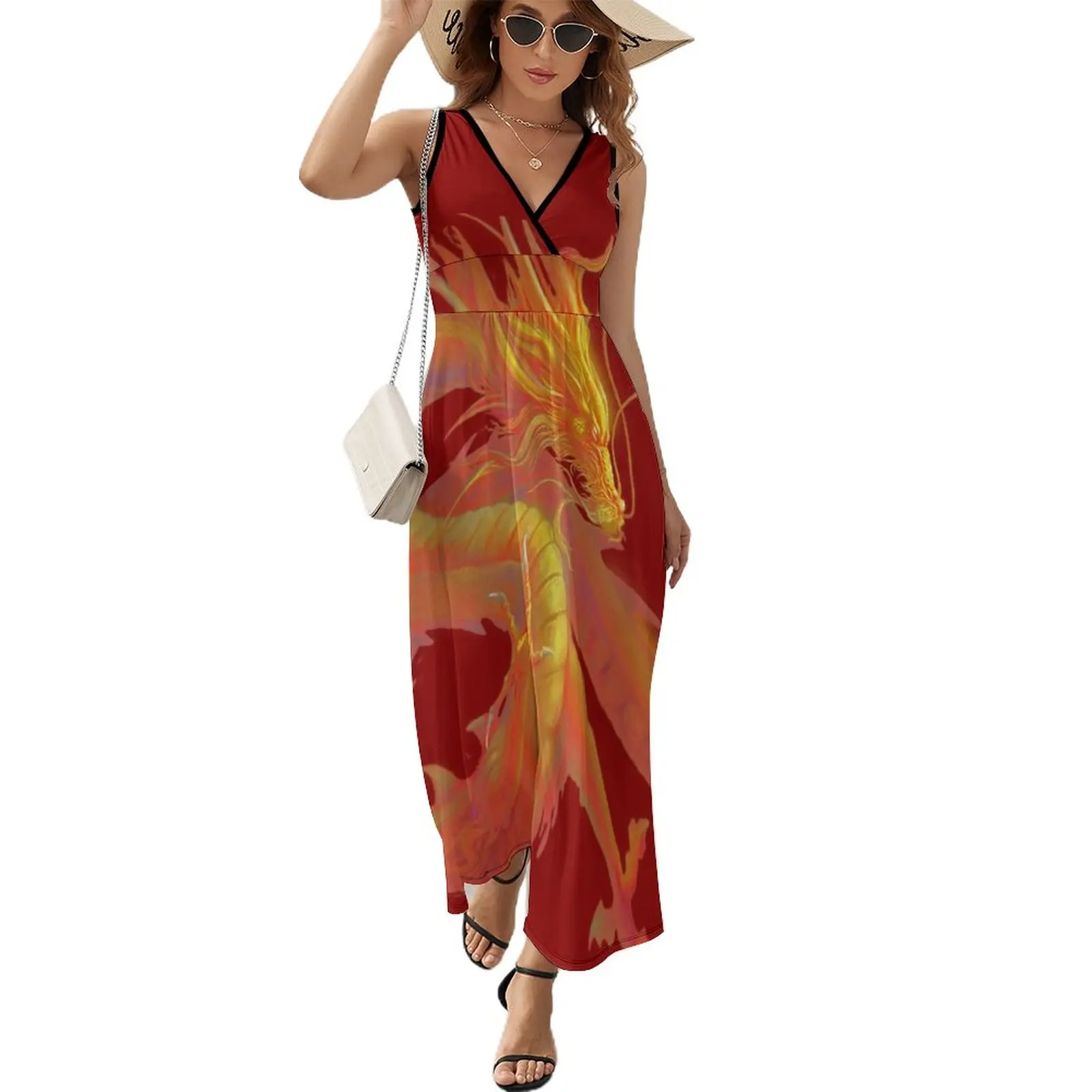 Dragon Sleeveless Dress Beachwear evening dresses luxury 2024 beach outfits for women
Dragon Sleeveless Dress Beachwear evening dresses luxury 2024 beach outfits for women
