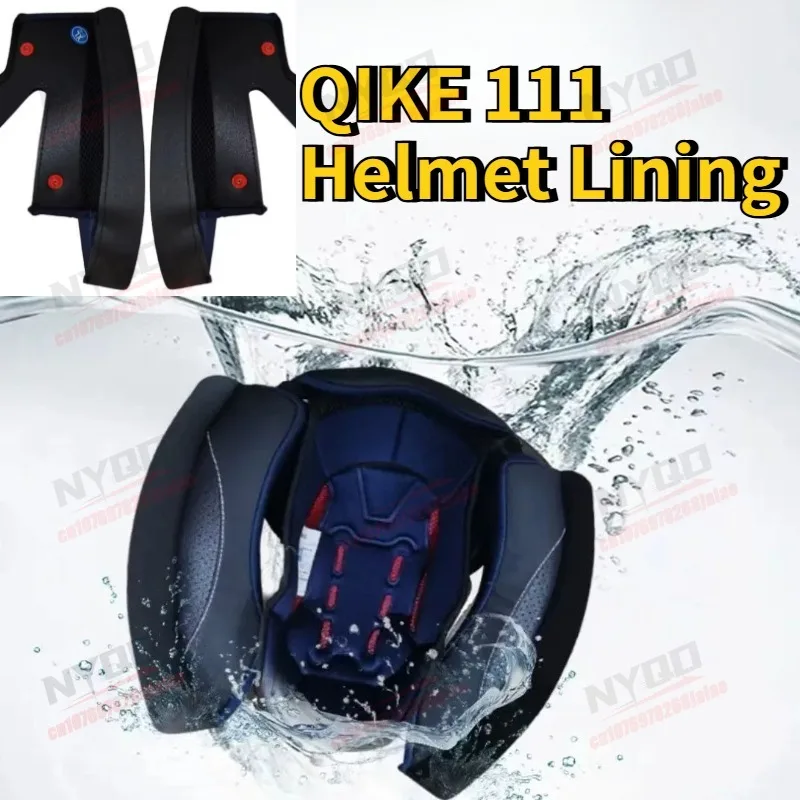 Specially Designed Detachable and Washable Motorcycle Helmet Lining Accessories for The Qike111 Full Helmet
Specially Designed Detachable and Washable Motorcycle Helmet Lining Accessories for The Qike111 Full Helmet